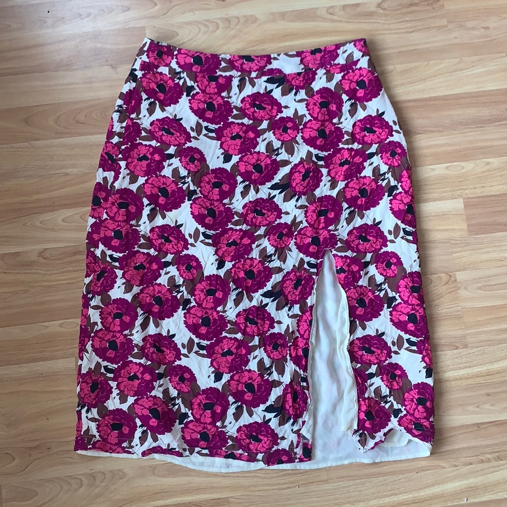 Frank and Oak | Floral Skirt Size large